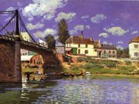 Sisley, Alfred - The Bridge at Villeneuve la Garenne